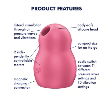 Satisfyer Pro To Go 1 - вакуумно-волновой стимулятор клитора с вибрацией